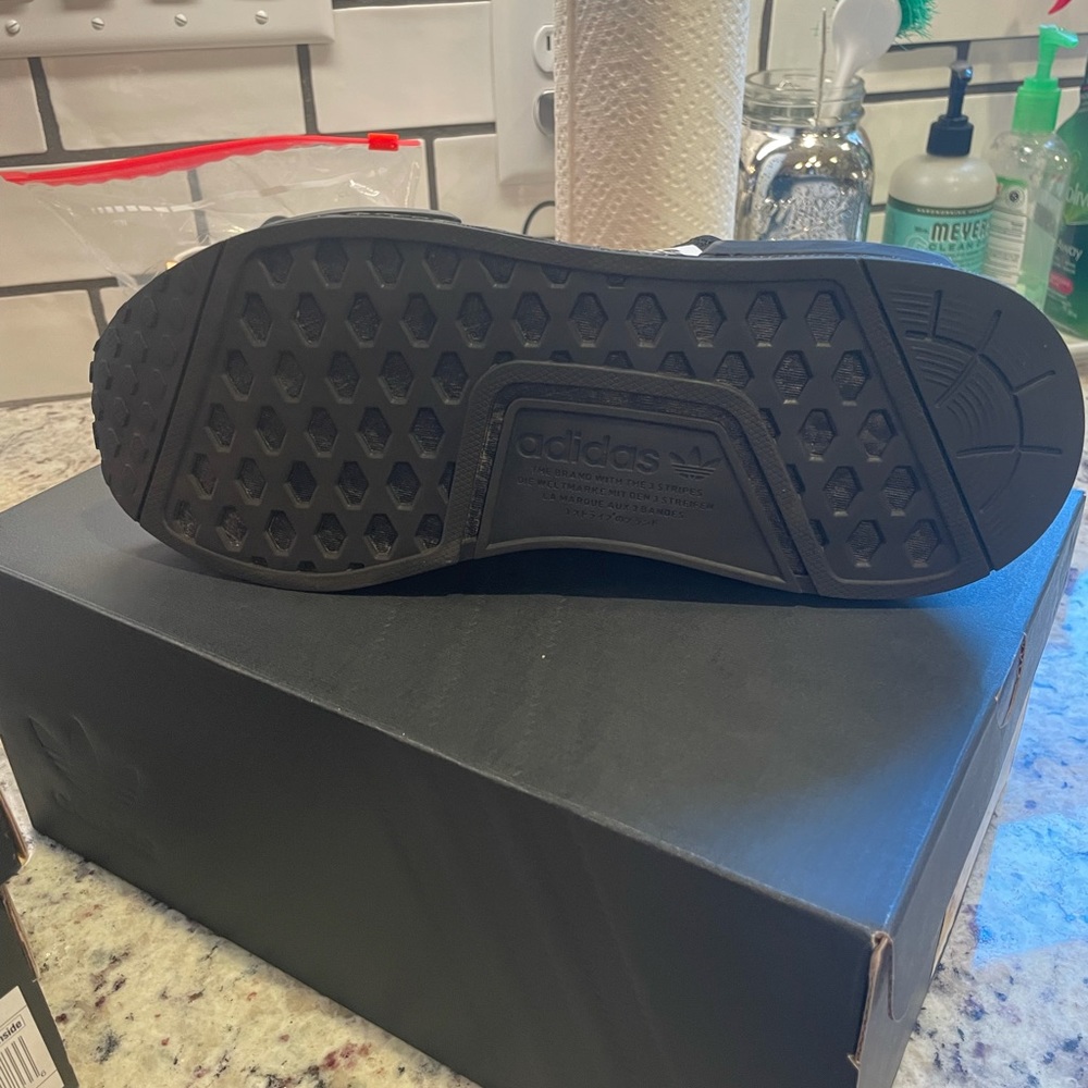 Adidas NMD R1 V2. Men’s size 8. Red and black